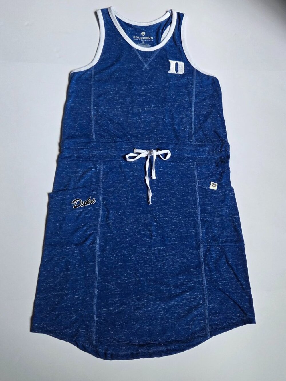 Colosseum Duke University Blue Devils Womens Active Athletic Tank Dress Small S